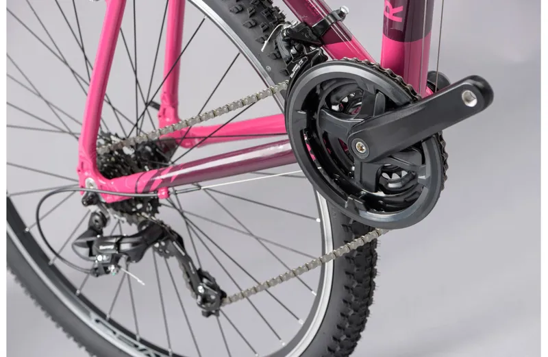 Ridgeback Terrain 2 Open Frame Mountain Bike in Pink-4